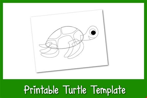Turtle Template Frosting And Glue Easy Desserts And Kid Crafts