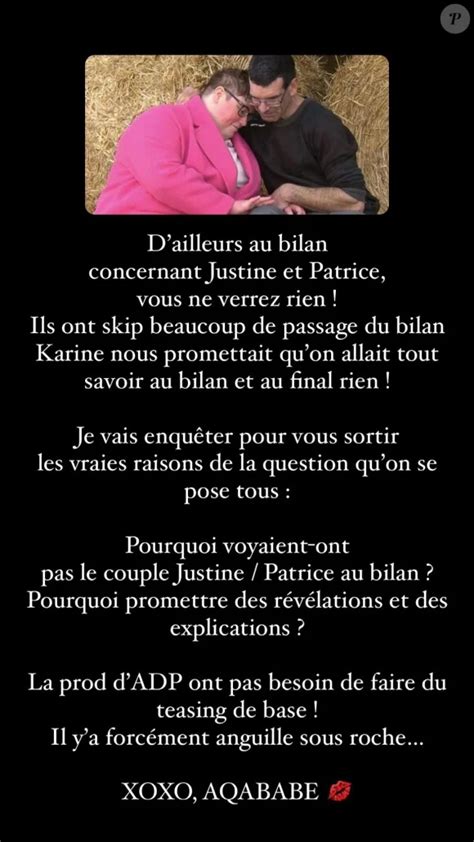 L Amour Est Dans Le Pr Patrice Et Justine En Couple Ce Clich Qui