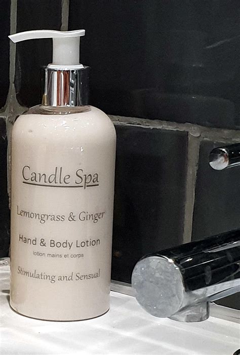 Candle Spa Hand And Body Lotion 250ml Lemongrass And Ginger