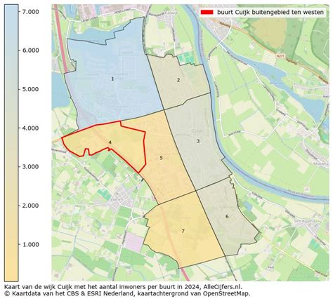 Buurt Cuijk Buitengebied Ten Westen Gemeente Land Van Cuijk In