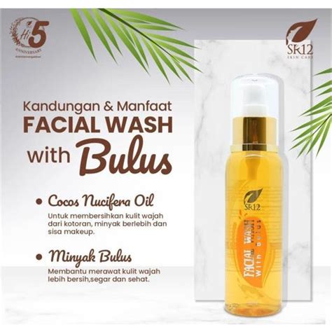 Jual Facial Wash With Bulus Sr Sabun Cair Muka Bulus Sr