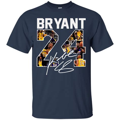 Kobe Bryant 24 Signature Shirt, Hoodie, Tank | Allbluetees.com