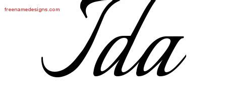 ida – Free Name Designs