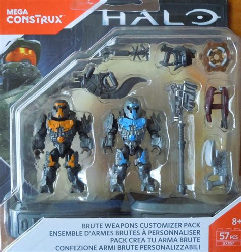 Mega Construx Halo Brute Weapons Customizer Pack Dxr57 57 Pcs