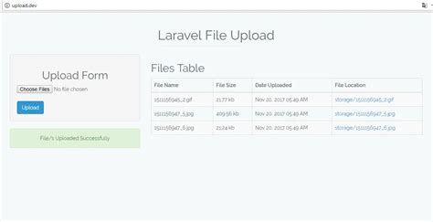 Laravel Multiple File Upload SourceCodester