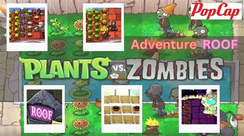 Plant Vs Zombies Adventure Roofpetualangan Atap Rumah Youtube