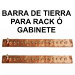 Barra De Cobre Ru Para Tierra Para Uso En Gabinetes O Racks