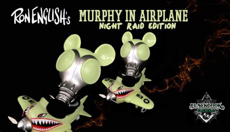 Mousemask Murphy In Airplane Night Raid Edition By Ron English X