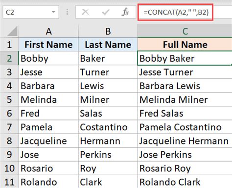 How To Combine First And Last Name In Excel Easy Ways