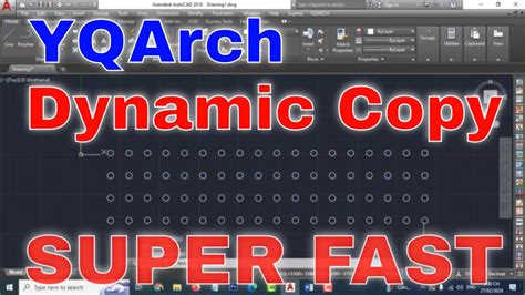 Plugin YQArch Tutorial For AutoCAD Dynamic Copy SUPER FAST YouTube