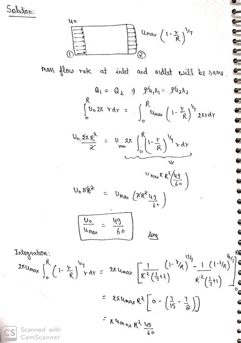 Solved Problem Water Assumed Incompressible Flows Steadily