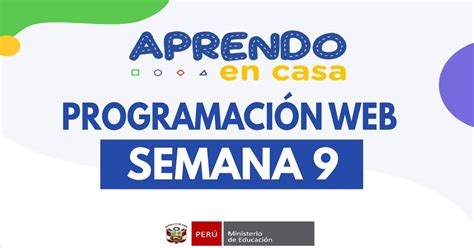 Programación web semana 9 aprendo en casa