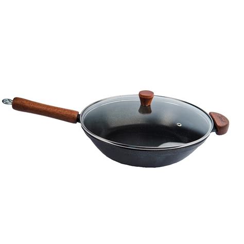 Frigideira Wok Teflon Antiaderente Titanium Javali Cm Cm Leroy Merlin