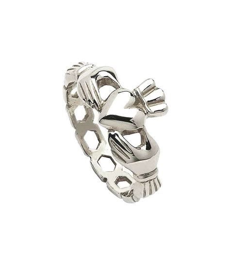 Bague Claddagh En Argent Avec Cha Ne Pour Homme Anneaux De Claddagh