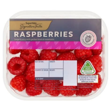 SuperValu Signature Tastes Raspberries 125 G Storefront EN