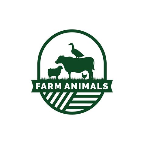 Farm Animals Logo Design Vector Livestock Logo Vector 26128211 Vector