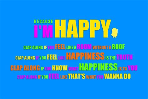 Because Im Happy Clipart