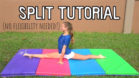 How To Do A Split For Beginners Youtube