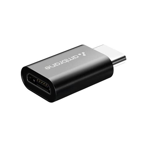 Ambrane Type C To Micro Usb Otg Adapter Black Price Buy Online At ₹129 In India