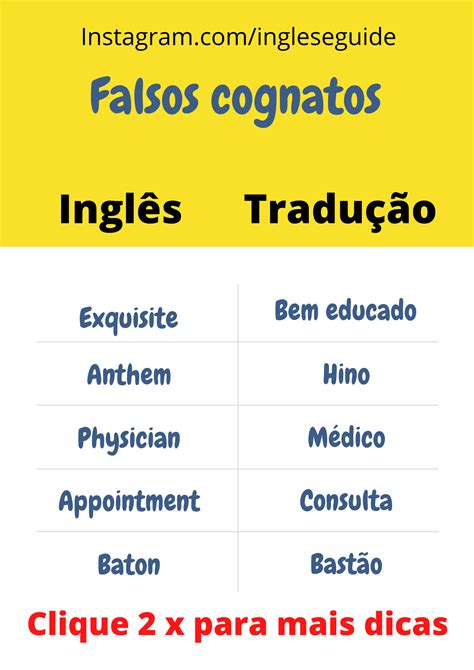 O Que São Palavras Cognatas Exemplos LIBRAIN