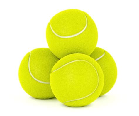 Premium Photo | Tennis balls on white