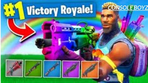 Extreme Rainbow Gun Challenge Fortnite Duos Youtube