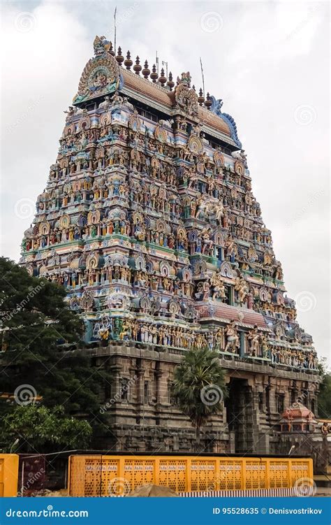 View of Nataraja Temple, Chidambaram, India Editorial Image - Image of ...