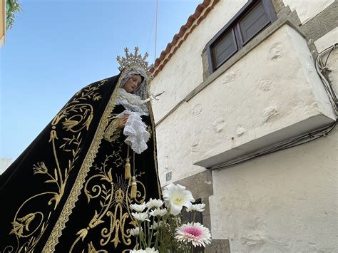 Parroquia Matriz de San Lorenzo: La Virgen de los Dolores inicia las