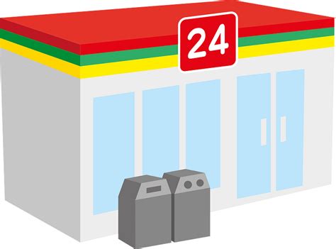 Convenience store - Free vector clipart images on creazilla.com