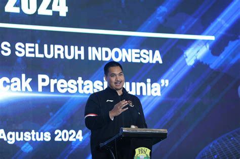 Menpora Dito Harap Ketua Dan Pengurus PBSI Baru Periode 2024 2028 Cepat