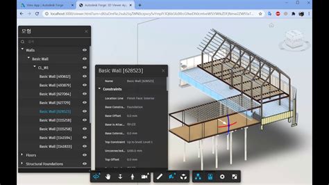 Autodesk Forge Based Bim Viewer Test Youtube