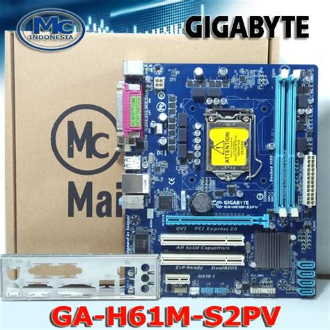 Jual Mainboard Mobo Motherboard Pc H Intel Lga Ddr Gigabyte