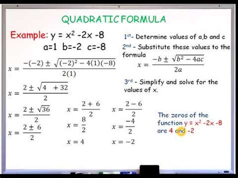 Solving Quadratic Equations Year 9 - Tessshebaylo