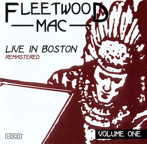 Fleetwood Mac Live In Boston Remastered Volume One 2003 Super Jewel