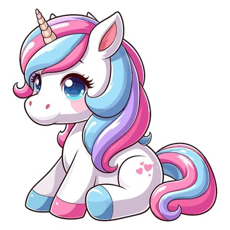 Premium Vector Cute Unicorn Vector Cartoon Illustration