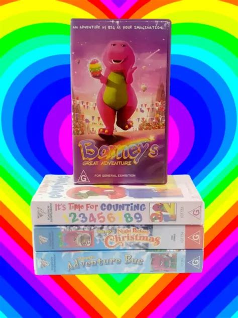 Barney Barneys Great Adventure The Movie Vhs 1998 First Movie