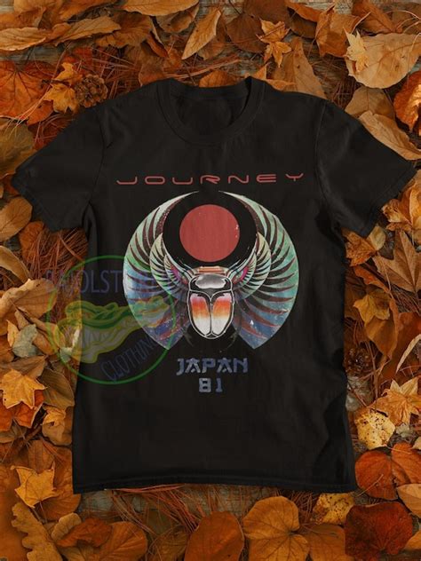 Vintage Journey Scarab Captured Album Japan Tour 1981 Tshirt Etsy