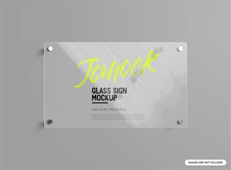 961 Glass Sign Mockup Branding Mockups File