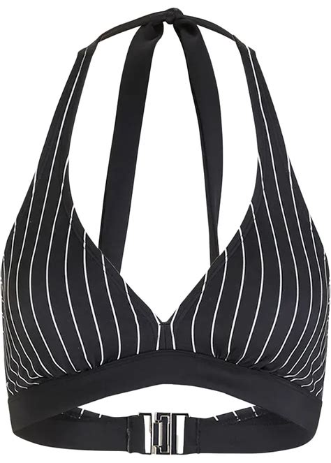 Neckholder Bikini Oberteil Schwarz Damen Bonprix