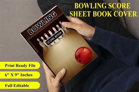 Bowling Score Sheet Book Cover Graphic By Jahanul Creative Fabrica