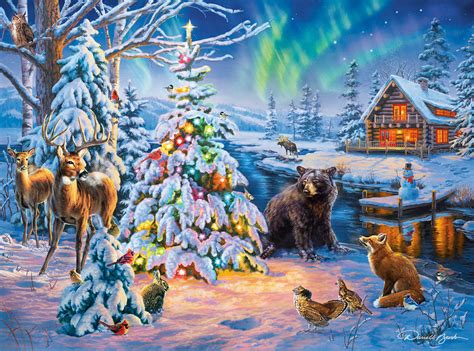 Woodland Christmas Pieces Buffalo Games Puzzle Warehouse