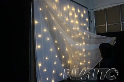 Rgb Backdrop Decoration Led Curtain Star Cloth Wedding Light Buy Led