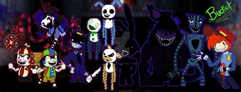 Miscellaneous Characters Into Fnaf! by 19t3 on DeviantArt