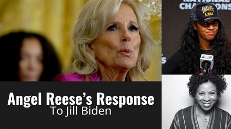 Jill Bidens Gaffe With Angel Reese Inviting Both Lsu And Iowa To The