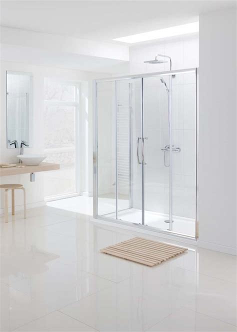 Lakes Classic Collection 2000mm Showering Spaces Semi Frameless Double