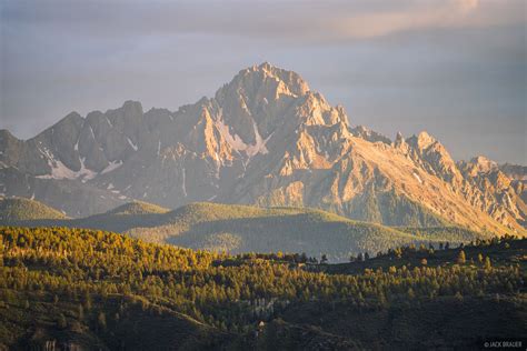 Sneffels Summer Light Ridgway Colorado Mountain Photography By