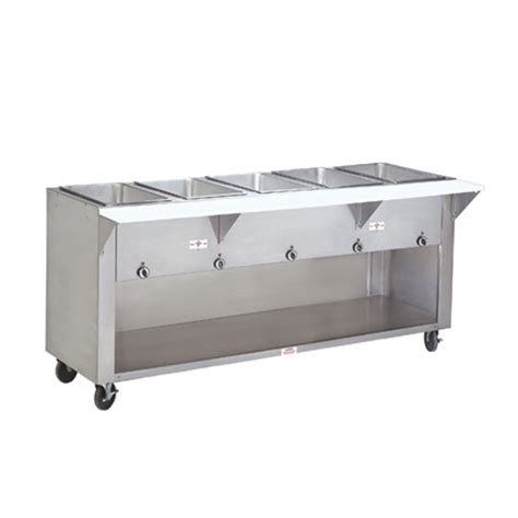 Advance Tabco HF 3E 120 BS 47 Electric 3 Wells Hot Food Table W SS Cabinet Base 120v