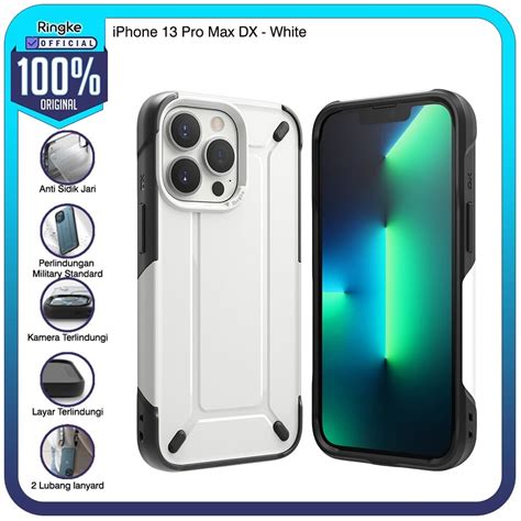 Jual Ringke Iphone Pro Max Dx White Softcase Anti Crack Military