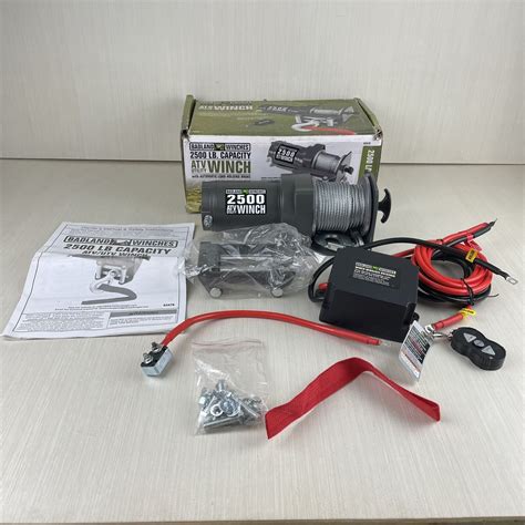 Badland Winches 2500 Lb ATV Utility Electric Winch W Wireless Remote