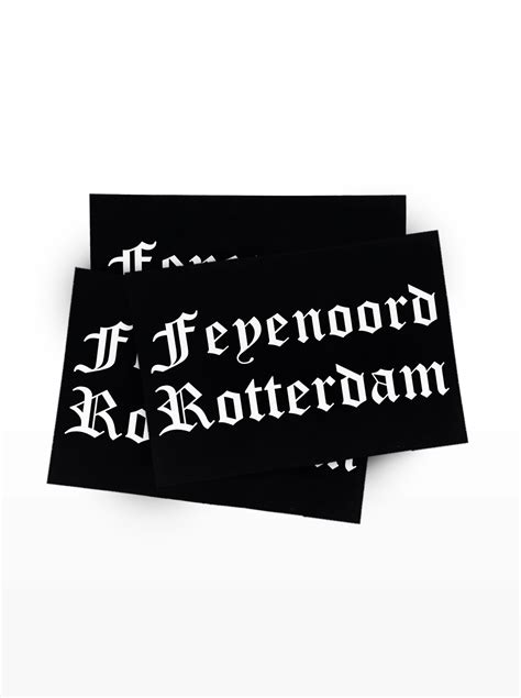 Feyenoord Rotterdam Stickers Frfc Nl Feyenoord Fanshop